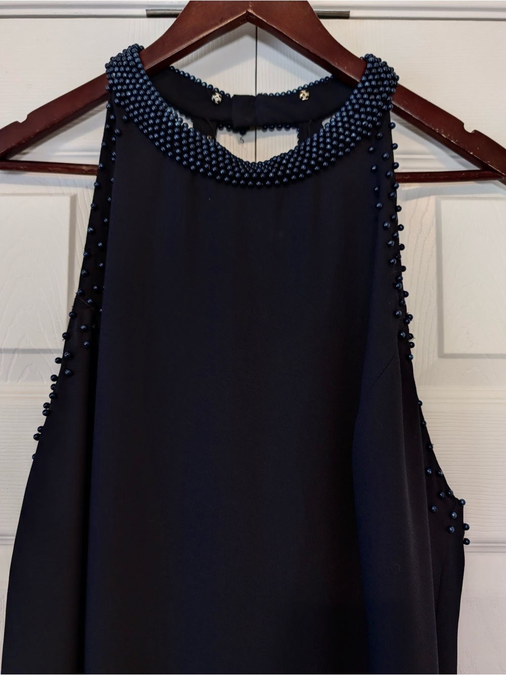 Vintage Beaded Halter Dress - Picture 3 of 15